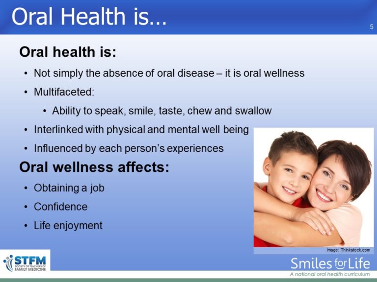 Module 1 Slide 5 | Smiles For Life Oral Health